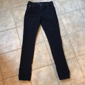 Second Yoga skinny jeans. Size 28.  Dark blue.